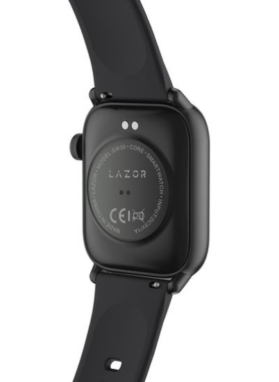 صفحه نمایش لمسی ساعت هوشمند Lazor Core با Health Tracker