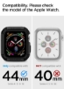 روکش Tough Armor برای Apple Watch 44mm Series 6/SE/5/4 - نقره ای