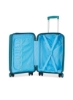 کیف چرخ دستی چمدان 8 چرخ Xlite 8 چرخ سخت کابین رنگ آبی اندازه کابین 36.5x55x21 سانتی متر