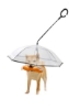 چتر شفاف سگ خانگی، نمای آسان چتر خانگی تاشو شفاف و قابل حمل دسته قابل انعطاف چتر توله سگ با دسته قابل تنظیم، حیوان خانگی شما را در باران راحت خشک می کند