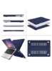 قاب محافظ پلاستیکی سخت سازگار با MacBook Pro 14-Inch 2021 2022 Release A2442 M1 Pro M1 Max با صفحه نمایش مایع رتینا XDR Touch ID آبی دریایی
