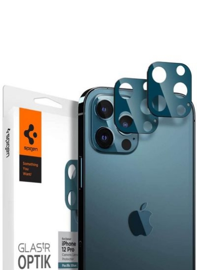 بسته 2 محافظ صفحه نمایش لنز دوربین GLAStR Optik برای iPhone 12 PRO - Pacific Blue