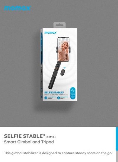 گیمبال و سه پایه هوشمند Selfie Stable 3 - مشکی