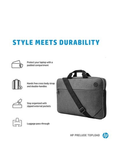 کیف Prelude Topload برای لپ تاپ های 15.6 اینچی خاکستری