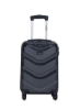 چمدان ترولی ABS اسپینر تکی با قفل شماره ای مشکی تیره 20 اینچی