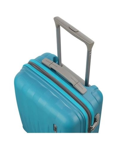 کیف چرخ دستی چمدان سخت 8 چرخ Zapper Plus رنگ آبی سایز متوسط 27x48x69 سانتی متر