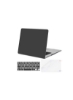 MacBook Air 13 inch Case A1466 A1369 روکش مات پلاستیکی نرم لمسی با صفحه کلید و محافظ صفحه برای نسخه قدیمی 2017 2016 2015 مشکی سخت پوسته
