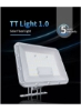 چراغ نور افکن خورشیدی کنترل از راه دور LED BCT-TI1.0 - ضد آب - به طور خودکار در تمام طول شب کار می کند