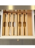 جعبه سازمان دهنده جنس بامبو(برش فویل قلع فیلم برای آشپزخانه) بسته بندی 3 در 1 