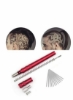 قلم تیغ مو، دستگاه حالت دهنده ابرو صورت، قلم حکاکی شده با 20 تیغ، ابزار اصلاح مو ابرو ریش ریش.