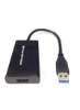 تبدیل کابل ویدیویی USB 3.0 به HDMI HD آداپتور گرافیکی نمایشگر برای USB 2.0 از وضوح تصویر تا 1920x1200 سازگار با رایانه و رایانه شخصی پشتیبانی می کند