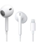 هدفون لایتنینگ سیمی برای iPhone 13 [دارای تاییدیه Apple MFi] میکروفون داخلی و کنترل صدا، هدست استریو داخل گوش سازگار با iPhone 13 Mini/SE/12 Pro/12Pro Max/11/X/8 7-All System iOS