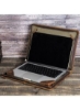 لپ‌تاپ محافظ چرمی تاشو سفارشی برای Apple Macbook Pro 14.2 Coffee