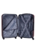 ست چمدان 3 تکه ترولی سخت ABS، چرخ های اسپینر با قفل شماره 20/24/28 اینچ - بورگوندی