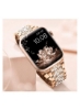 بند فلزی RiZOW Stainless Steel سازگار با iwatch Apple Series Watch 7/6/5/4/3/2/1/SE بند تعویض 38mm/40mm/41mm - Champagne Gold
