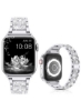 بند فلزی RiZOW Stainless Steel سازگار با iwatch Apple Series Watch 7/6/5/4/3/2/1/SE بند تعویض 38mm 40mm 41mm - نقره ای
