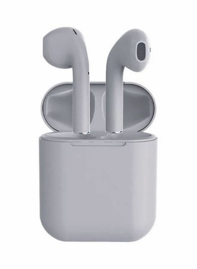 هدفون Inpods 12 Wireless Bluetooth V5.0 TWS Touch Control Earbuds Sports with Charging Case Gray