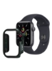 Apple Watch سری 41 میلی متری دیفندر از آلیاژ آلومینیوم فلزی و قاب محافظ لاستیکی محافظ ضد ضربه سبز