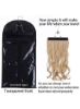2 تکه اکستنشن مو قابل حمل کیف نگهداری کلاه گیس مناسب برای موهای سبک فروشگاهی با قلاب