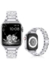 بند فلزی RiZOW Stainless Steel سازگار با iwatch Apple Series Watch 7/6/5/4/3/2/1/SE بند تعویض 42mm 44mm 45mm - نقره ای