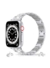 بند فلزی RiZOW Stainless Steel سازگار با iwatch Apple Series Watch 7/6/5/4/3/2/1/SE بند تعویض 42mm 44mm 45mm - نقره ای