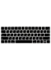 پوسته محافظ صفحه‌کلید سیلیکونی فوق‌العاده روسی برای Apple MacBook Pro با نوار لمسی 13 اینچی 15 اینچی مدل A1706/A1707/A1989/A1990/A2159 نسخه 2016 2017 2018 2019 طرح سیاه ایالات متحده