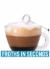 مینی میکسر دستی شیر - کف ساز دستی قهوه برقی از جنس استنلس استیل برای قهوه، لاته، فراپ - همزن برقی و شیر با باتری بی سیم
