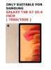 قاب کیبورد Samsung Galaxy Tab A7 10.4 اینچی مدل 2020 (SM-T500/T505)، پوشش محافظ پشتی نرم TPU با قابلیت جدا شدن مغناطیسی بی سیم