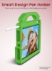 قاب محافظ ضد ضربه Moxedo پایه دسته قابل تبدیل سبک وزن برای کودکان با جا مدادی سازگار برای iPad Mini 6 - سبز