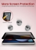 محافظ صفحه نمایش شیشه ای Moxedo مقاوم در برابر ضربه انعطاف پذیر Privacy HD سازگار برای iPad Mini 6 2021 بسته 8.3 اینچی 6th Generation 2