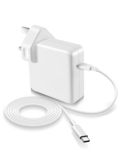 آداپتور برق Ntech 96W USB C Charger سازگار با Mac Book Pro 16، 15، 13 inch, New Air 13 inch 2020/2019/2018، شامل 2M کابل USB C به C،