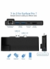 ایستگاه اتصال هاب با آداپتور HDMI + 1000 مگابایت اترنت LAN + USB C PD شارژ + 2 پورت USB 3.0 + SD/TF (Micro SD) مبدل کارت خوان آداپتور ترکیبی برای Microsoft Surface Pro 7