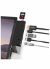 ایستگاه اتصال هاب با آداپتور HDMI + 1000 مگابایت اترنت LAN + USB C PD شارژ + 2 پورت USB 3.0 + SD/TF (Micro SD) مبدل کارت خوان آداپتور ترکیبی برای Microsoft Surface Pro 7