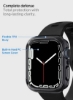 پوشش محافظ فوق العاده هیبریدی با محافظ صفحه برای Apple Watch Series 7 45mm - Space Crystal