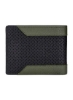 کیف پول مردانه سیاه و سبز زیتونی PELGW2200604