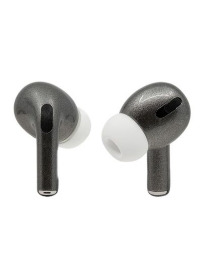 میکروفون سفارشی Apple Airpods Pro رنگ ضد خش بادوام تطبیقی EQ رو به داخل میکروفون متالیک استیل خاکستری