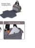 کیسه پوشک مومیایی با کیف بطری و پد تعویض (خاکستری)