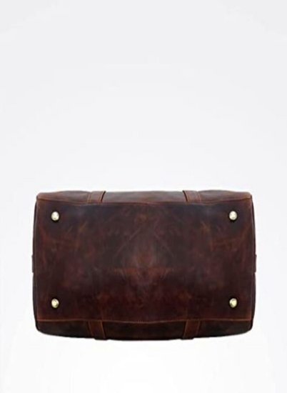 STRUTT Charles- کیف کابین چرم قهوه ای خرد شده، 18 اینچی