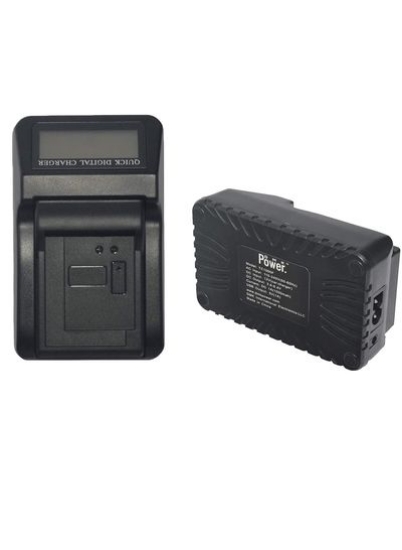 باتری جایگزین قابل شارژ DMK Power 2x NP-FH70 7.2V / 1800mAh و شارژر باتری سریع ال سی دی 1x سازگار با دوربین های سونی