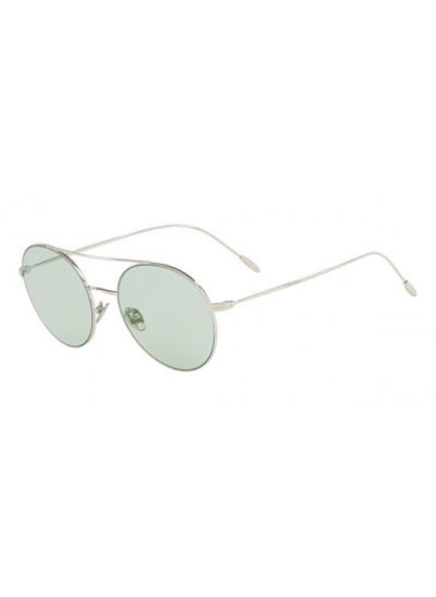 عینک آفتابی با فریم فلزی UV Protected 0AR6050 3015/2 54 - اندازه لنز: 54mm - نقره ای