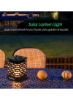 چراغ شعله خورشیدی، فانوس آویز در فضای باز، حسگر خودکار LED تزئینات گرم لامپ ضد آب برای پاسیو باغ، حیاط خلوت خیابان پیاده روی