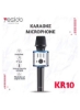 KR10 Karaoke Microphone Party Mode Card TF ظرفیت باتری 1200mAh