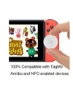 برچسب NTAG 215 NFC سازگار با TagMo و Amiibo - NTAG215 NFC Tag، 25 میلی متر (1 اینچ)، حافظه 504 بایت سازگار با Nintendo Switch، Wii U و 3Ds!. 50 قطعه