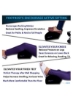 بالش گوه ای تخت پزشکی Creative Planet مخملی برای خواب با تکیه گاه گردن و تکیه گاه پا برای بلند کردن پا (قطر اشک)