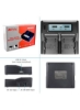 شارژر LCD دوگانه DMK Power DC-01 سازگار با باتری Canon BP-A30 BP-A60 BP-A90، شارژر CG-A10 CG-A20 و Canon EOS C200، EOS C200B، EOS C220B و غیره...