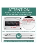 قاب محافظ سخت پوسته UK صفحه کلید انگلیسی فرانسوی سازگار برای MacBook New Pro 13 اینچی مدل A1706 A1708 A2159 A1989 با نوار لمسی و شناسه لمسی نسخه 2016 تا 2019 بنفش