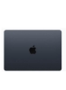 MacBook Air 13.6 اینچی: تراشه Apple M2 با پردازنده 8 هسته ای و پردازنده گرافیکی 8 هسته ای، 256 گیگابایت SSD / گرافیک Intel UHD English Midnight