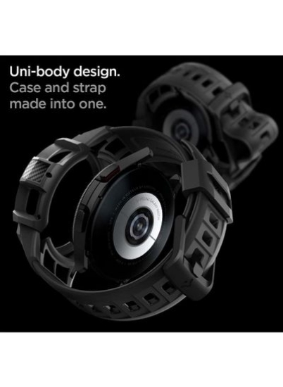 Rugged Armor PRO برای Samsung Galaxy Watch 4 Classic 46mm Case with Band - Black