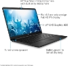 لپ تاپ اچ پی  HP 15 Notebook Laptop 15.6” FHD Display Intel Celeron N4020 Upto 2.GHz 8GB RAM 256GB SSD