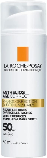 تصویر  کرم روز La Roche Posay Anthelios Age Correct Daily Photo Correction, Reduces Wrinkles & Dark Spots 50Ml